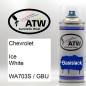 Preview: Chevrolet, Ice White, WA703S / GBU: 400ml Sprühdose, von ATW Autoteile West.